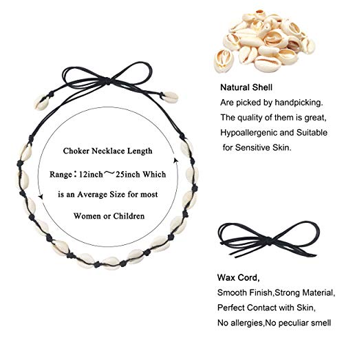 4 CUSVUEVI+Natural+Necklace+Handmade+Adjustable