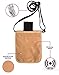 Boundless Neck Pouch Passport Travel Wallet With RFID Security Blocking (Khaki)