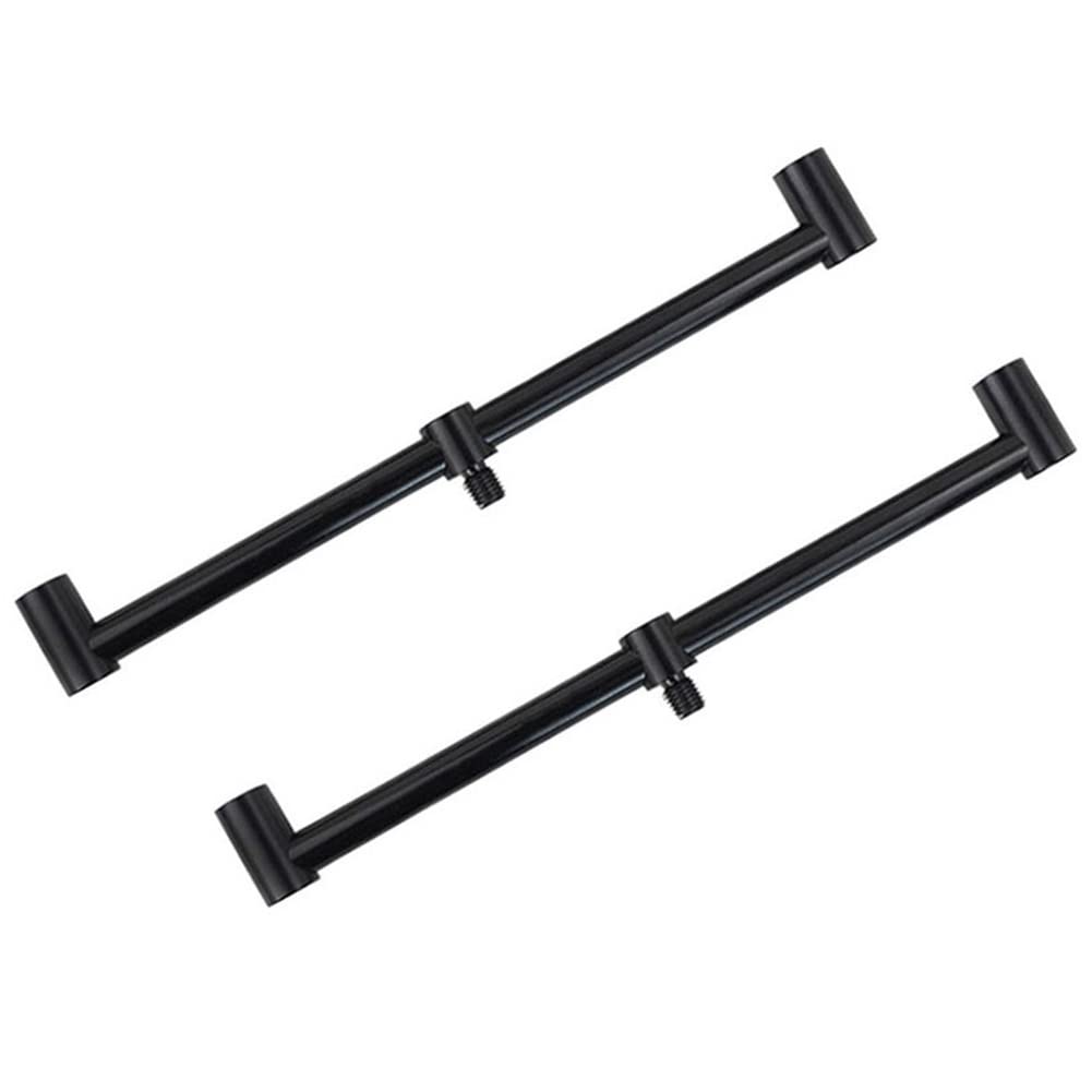 GudGmtoy Buzz Bars, Black, 25cm, Suitable for Rod Pods, Bank Sticks, Rod Rests, Buzz Rests, Buzzer Bars for Rod Pods Carp Fishing, Fishing Tackle