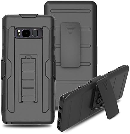 for Samsung Galaxy Note 8 Case [Military protection] GuluGuru Heavy Duty Armor Belt Clip Holster With Built-in Kickstand Cell Phone Drop Protection Case Cover