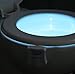 Toilet Night Light Motion Activated - Light Detection - Inside Toilet Bowl Led Light - Bathroom Lighting, Potty Training Light Up, Sensor Led Light 8 Colors Changing (White)