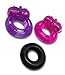 3 Silicone Cockring Set with Clit Stimulator (2 x Vibrating Pleasure Rings + 1 Standard Ring) – Pleasure Enhancing Sex Ring Set