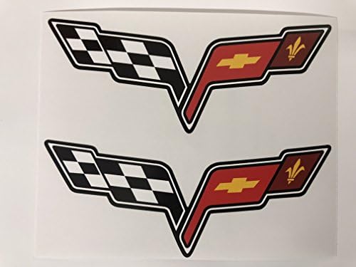 SBD Decals 2 Corvette C6 3 pulgadas