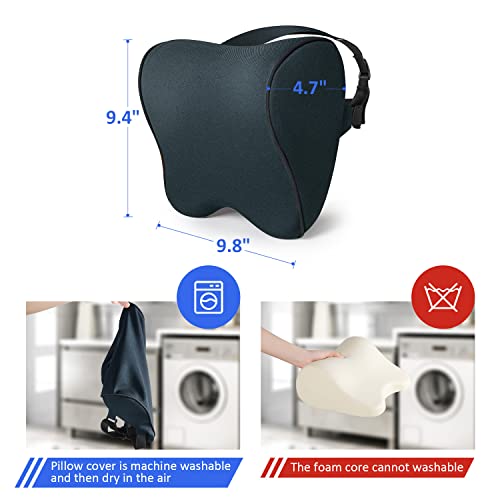 anzhixiu Car Neck Pillow for Driving Memory Foam Neck Pillow for Car
