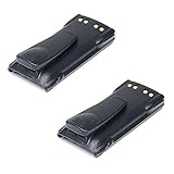 2pcs Masione 7.4V 2000mah Li-Ion HNN9013B Battery for MOTOROLA Radio GP328 GP338 HT750 HT1250 MTX850 MTX950 MTX8250 PR860