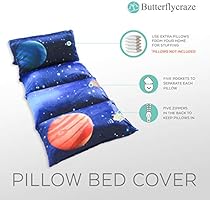 Amazon Com Butterfly Craze Kid S Floor Pillow Bed Cover Use As
