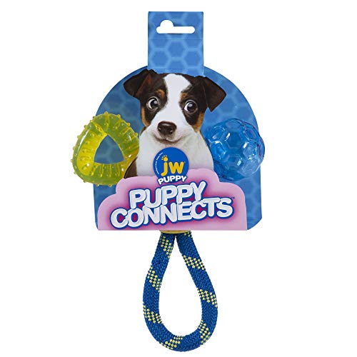 JW Brinquedo Para Filhotes Puppy Connects 3 Em 1