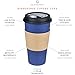 Glowcoast Disposable Coffee Cups With Lids - 20 oz To Go Coffee Cup (80 Pack). Large Travel Cups Hold Shape With Hot and Cold Drinks, No Leaks! Paper Cups with Insulated Sleeves Protect Fingers!