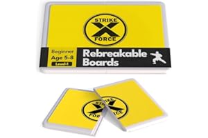 STRIKEXFORCE Rebreakable Punching Board, Taekwondo Karate and Martial Arts Board, Karate Breaking Board for Kids and Adults, 
