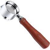 51mm Bottomless Portafilter 3 Ears Compatible with CASABREWS CM5418 and 3700 Series | with Stainless Steel Double Shot Capacity Cup Filter Basket