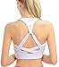 freeskin Fitness Women Sport Bra Fitness Padded Yoga Bra Workout Gym Top(2171White,S)