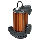 Liberty Pumps 457 Vertical Magnetic Float 1/2 HP Submersible Sump Pump, BLACK