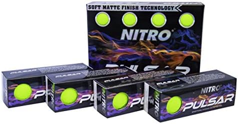 Nitro Pulsar Box Golf Balls (Pack 12)