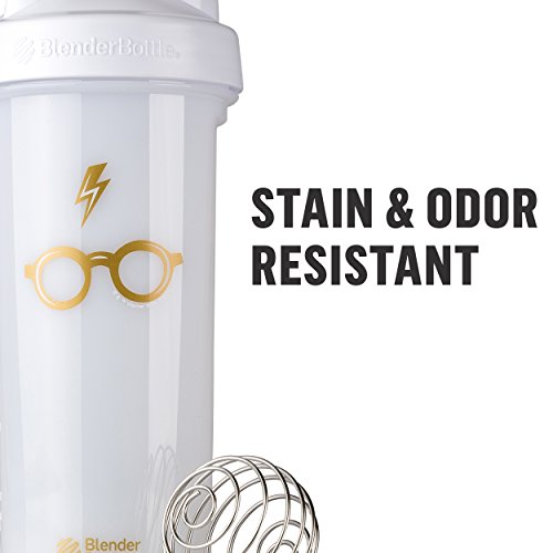 BlenderBottle Harry Potter Pro Series 28-Ounce Shaker Bottle, Bolt & Glasses - Thumbnail 6