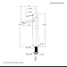 VIGO Shadow Single Lever Vessel Bathroom Faucet, Chrome