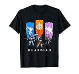 8-Bit Retro Guardian Tee. Hunter Titan Warlock. T-Shirt