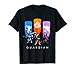 8-Bit Retro Guardian Tee. Hunter Titan Warlock. T-Shirt