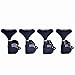 4pcs 4r Sealed Bass Tuning Pegs Tuners Machine Heads Black