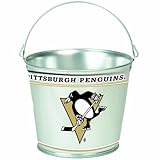 NHL Pittsburgh Penguins 5 Quart Galvanized Pail