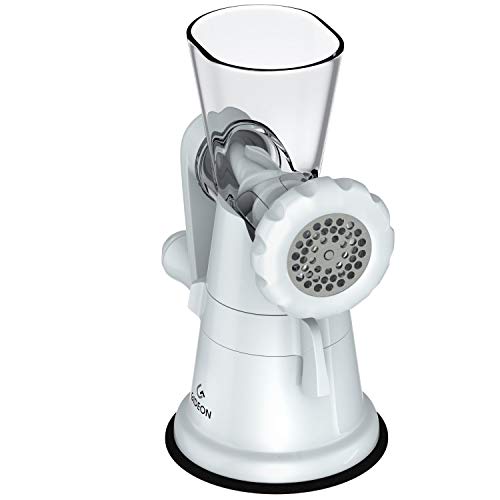 Gideon Hand Crank Manual Meat Grinder Heavy Duty Stainless Steel Blades