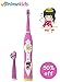 OJV Kids Electric Toothbrush Kids Tooth Brush Sonic Music Child Electric Toothbrush Waterproof Rechargeable Children Toothbrush for Kids Ages 3+