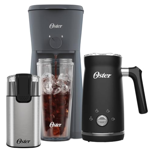 Oster Kit Completo Café Gelado - Cafeteira - Espumador - Moedor Elétrico Oster - 220V
