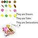 Qingo 32pcs Food Erasers for Kids, Take Apart Fun Erasers Food Cake Dessert Puzzle Erasers for Gift School Classroom Rewards and Novelty Toys