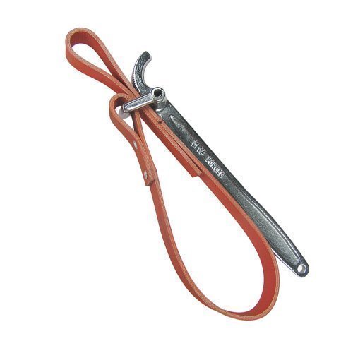 KATSU Oil Filter Strap Wrench 9 Inch Multi-Purpose Heavy Duty Strong Chrome Vanadium Steel Handle Adjustable Belt Oil Filter Wrench 450183