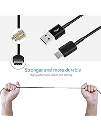 Cargador rápido compatible con Samsung Galaxy S9 S9 Plus S8 S8+ S10 S10e Note 8 Note 9, cargador de pared rápido adaptador bloque con cable USB tipo C Kit