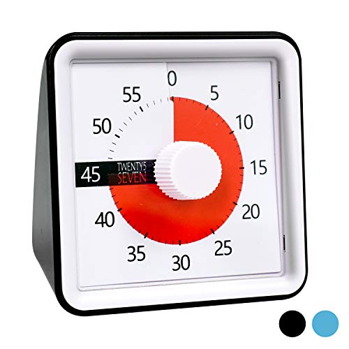 TWENTY5 SEVEN Countdown Timer 3 inch; 60 Minute 1 Hour Visual Timer