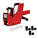 KEYIDE MX-5500 8 Digits Price tag Gun with 5500 White Labels and 3 Ink (red)