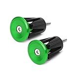 Delight eShop 1Pair Bike MTB Road Bicycle Aluminum Handlebar Grips Handle Bar Cap End Plugs