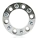 6x5.5 Wheel Spacers, 12x1.5 Studs, 4pc 1