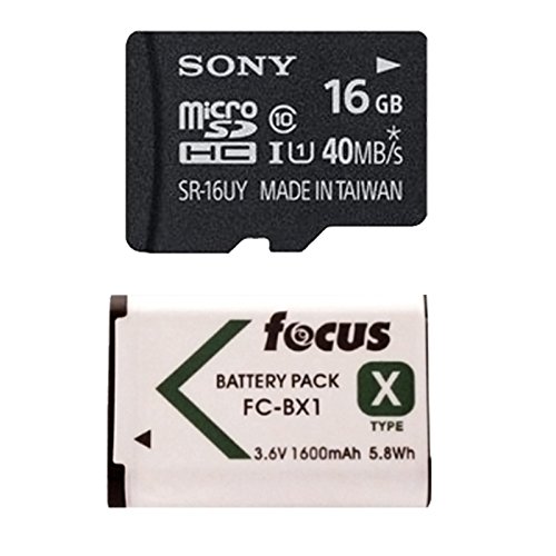 Sony HDRCX240 HDRCX240B HDRCX240/B Full HD Handycam Camcorder + Sony 16GB Class 10 Micro SDHC