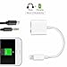 2 in 1 Lightning to 3.5mm Audio Adapter, Headphone Jack Adapter for iPhone 7/7 Plus[supports IOS 10.3.2 or later], Charge & Listen at the same time