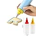 LOHOME Dessert Cookie Cupcake Squeeze Bottles Icing Piping Bottle Kit DIY Spatula Cake Baking Tool