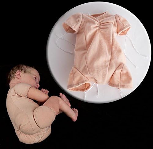 Cloth Body for 20" Reborn Doll with 3/4 Limbs - Gathered & Soft for Realistic Feel - Doe Suede - Bountiful Baby Brand #7451