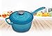 ChefVentions 2QT Sauce Pot - Heavy Duty Enameled Cast Iron, Even Heat Distribution, Healthy Cooking