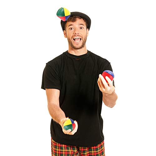 Sunshane 6 Pieces Juggling Balls Set for Beginners, Durable Juggle Ball Kit, Mini Juggling Balls, Soft Easy Juggle Balls for Kids and Adults (Multi-Colored)