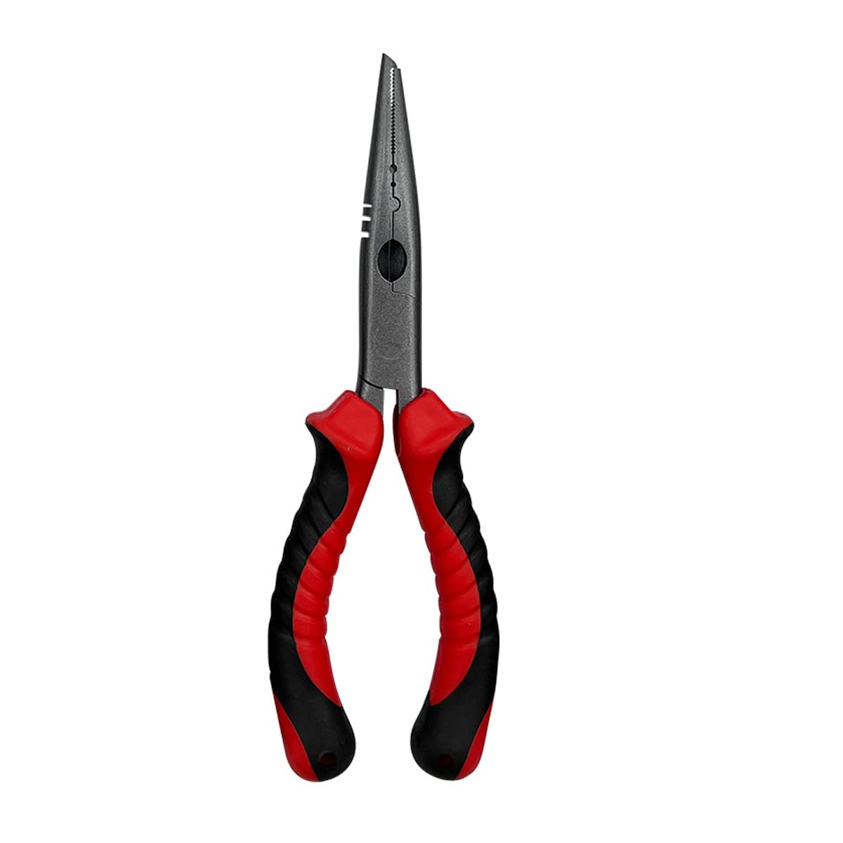 FOLANDO Fishing Pliers, Saltwater/Freshwater Curved Forceps Multi Tools, Braid Line Cutters, Fishing Hook Remover