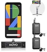 Movo Edge-UC-Duo - USB Type-C Devices Only - Check Your Connection - Wireless Lavalier Microphone...