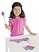 Melissa & Doug Mess Free Glitter -Foam Tiara and Wand