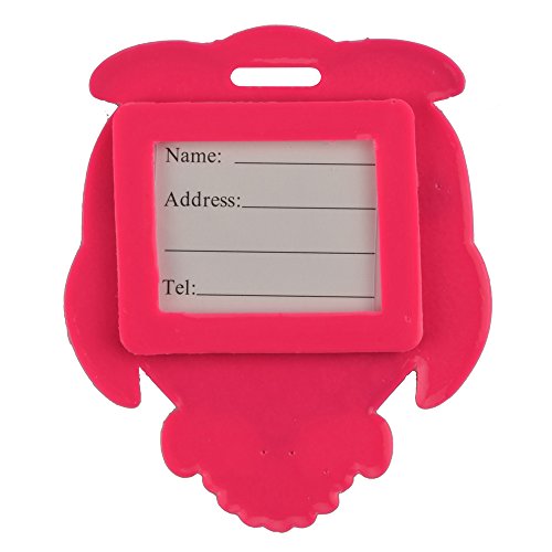Unique Luggage Tag Travel Suitcase Bag Identify Label with Steel Loop (Squirrel-3Pack)