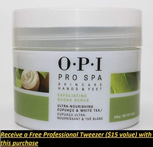 Exfoliating Sugar Scrub +FREE PROFESSIONAL TWEEZER