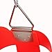 FUNMILY Toddler Swing Seat, High Back Full Bucket Swing with 60 inch Plastic Coated Swing Chains & 2 Snap Hooks Fully Assembled Swing Set (Red)