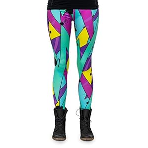 cosey – Neon Line Leggings (one size fits all) – in verschillende Neo-Crossline Design