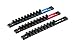 ARES 70355-3-Piece 3/8-Inch Drive 9.84-Inch Socket Organizer Set - Store up to 10 Sockets on Each Rail and Keep Your Tool Box Organized