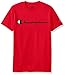 Champion Men's Classic Jersey Script T-Shirt, Athletic Red, M