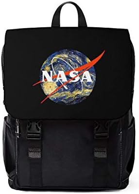 NASA Starry Night Vincent van Gogh Inspired Unisex Casual Shoulder Daypack Backpack