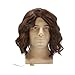 Xcoser Costumes The Handsome Winter Soldier Cosplay Bucky Brown Film Level Wig+Wig Sets